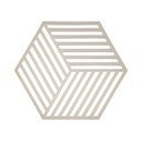 Kilimėlis karštam puodui Zone Hexagon, šviesiai pilkas