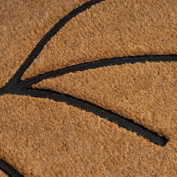 Iš kokoso pluošto grindų kilimėlis 45x75 cm Leaf – Casa Selección-image-1
