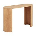 Natūralios spalvos konsolinis staliukas iš ąžuolo 38x114 cm Bibione – House Nordic