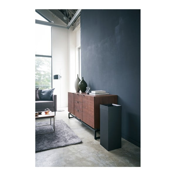 Šiukšliadėžė š metalo juodos spalvos 27 l Tall – YAMAZAKI-image-1