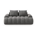 Pilkos spalvos iš velveto sofa 175 cm Linz – Cosmopolitan Design