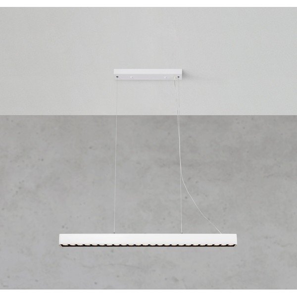 Baltos spalvos kabantis šviestuvas LED su metaliniu gaubtu Plano – Markslöjd-image-1