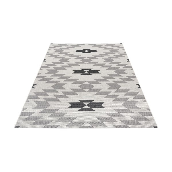 Juodai baltas lauko kilimas Ragami Geo, 200 x 290 cm-image-2