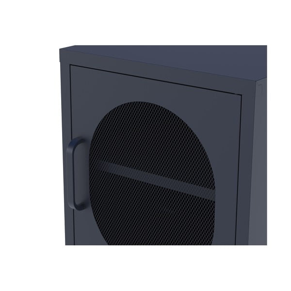 Iš metalo naktinis staliukas tamsiai mėlynos spalvos Diora – Marckeric-image-4