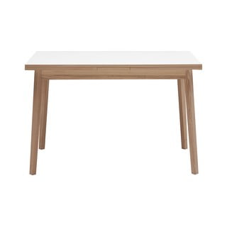 Išskleidžiamas valgomojo stalas su baltu stalviršiu Hammel Single, 120 x 80 cm