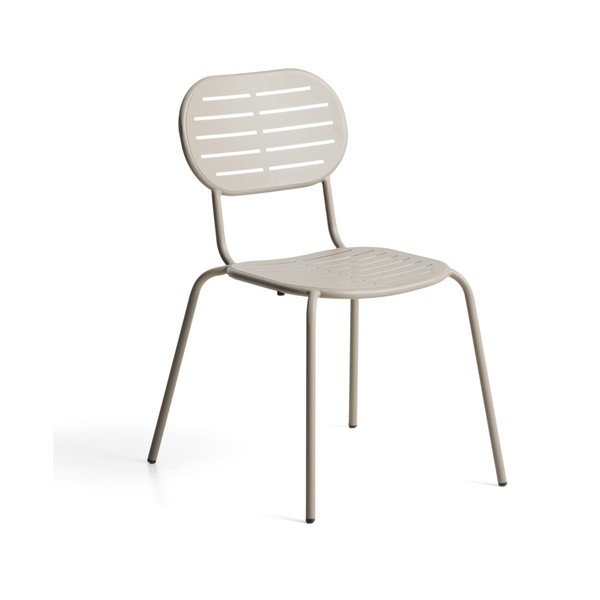 Taupe spalvos metalinė sodo kėdė Brai – Kave Home