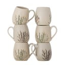 Smėlio spalvos iš akmens masės puodeliai 6 vnt. 400 ml Bea – Bloomingville