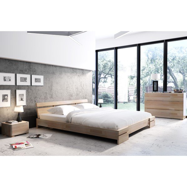 Bukmedžio medienos komoda su 3 stalčiais SKANDICA Sparta-image-3