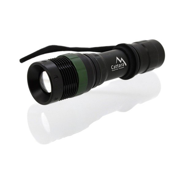 Juodas kišeninis LED žibintuvėlis Cattara ZOOM-image-2