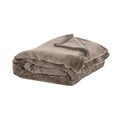 Taupe spalvos iš mikropliušo lovatiesė 220x240 cm Plaid – Tiseco Home Studio