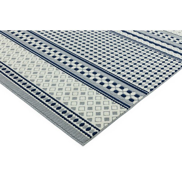 Mėlynos ir baltos spalvos kilimas Asiatic Carpets Geometric, 160 x 230 cm-image-3