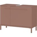 Rudos spalvos matinis spintelė po kriaukle 80x59 cm Laurino – Germania