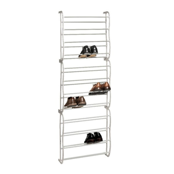 Iš metalo pakabinama batų lentyna baltos spalvos – Premier Housewares-image-1