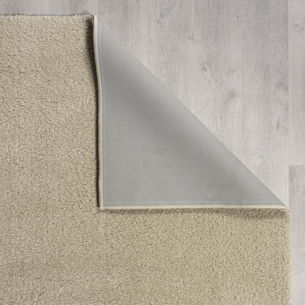 Skalbiamas iš perdirbto pluošto kilimas smėlio spalvos 120x170 cm Fluffy – Flair Rugs-image-2