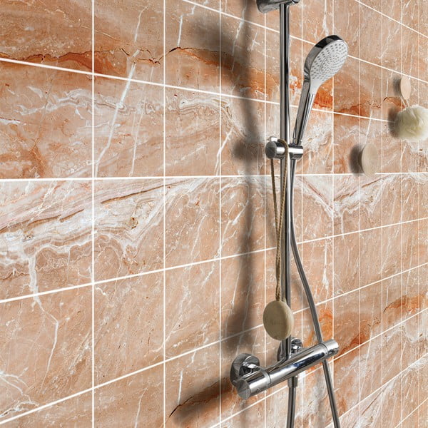 Lipdukų rinkinys plytelėms 24 vnt. 15x15 cm Marble Tiles Torino - Ambiance-image-3