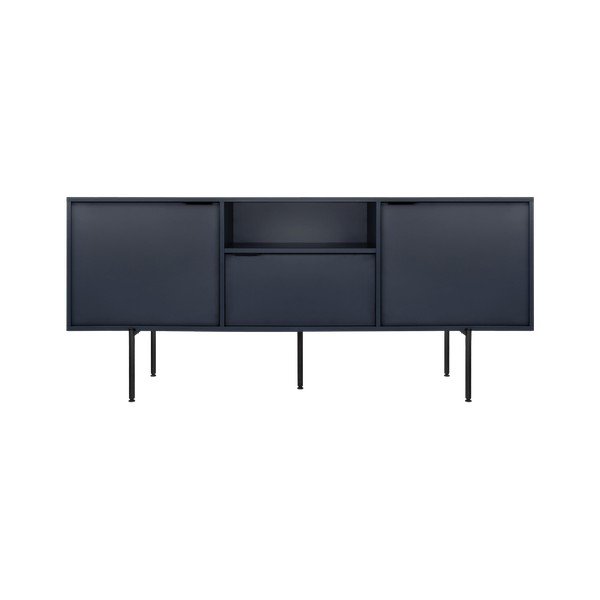 Tamsiai mėlynos spalvos TV spintelė 180x79x50 cm Bau – noo.ma-image-2