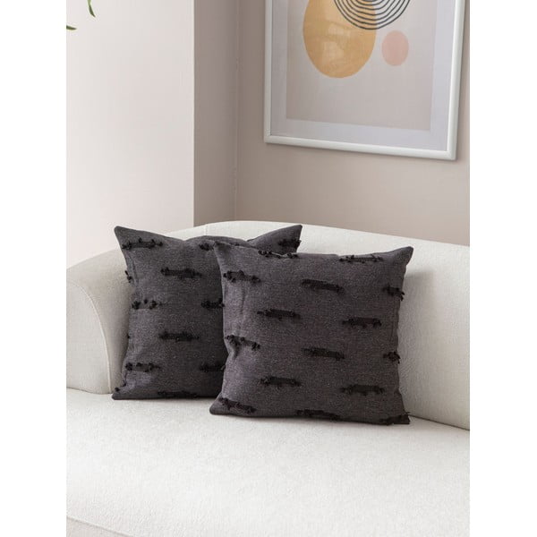 Dekoratyviniai pagalvių užvalkalai 2 vnt. 43x43 cm Tuffet – Mioli Decor-image-1