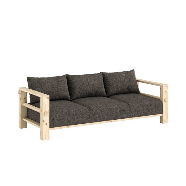 Tamsiai pilkos spalvos sofa 225 cm Bare – Karup