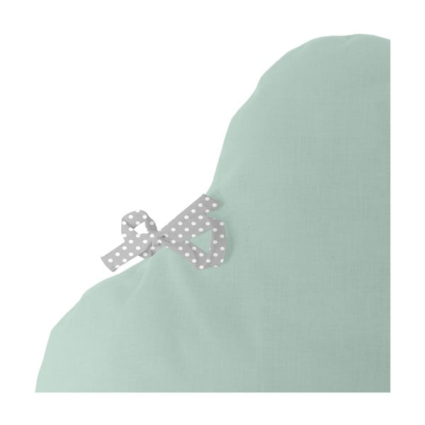 Mėtų žalios spalvos medvilninė pagalvė Mr. Fox Nube, 60 x 40 cm-image-3