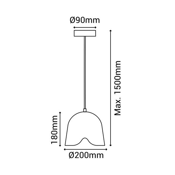 Baltas pakabinamas šviestuvas SULION Paris, aukštis 150 cm-image-4