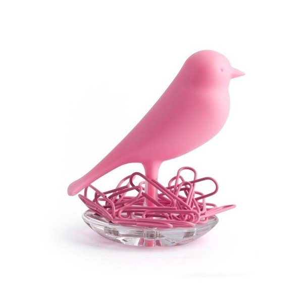 Pink Qualy Nest Sparrow Sparrow Staple Bowl