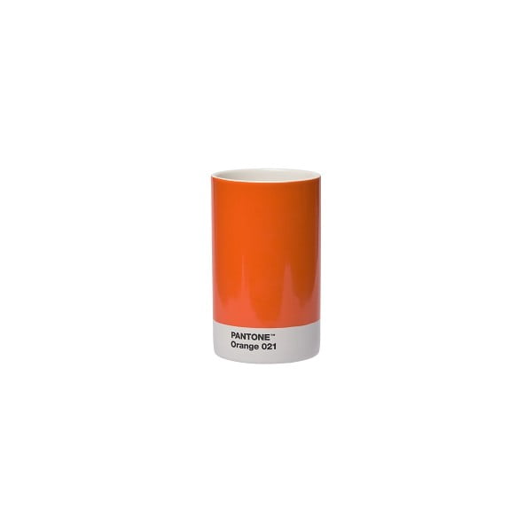 Biuro organizatorius kanceliarinėms prekėms iš keramikos Orange 021 – Pantone