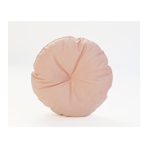 Šviesiai rožinė mikropluošto pagalvė Surdic Redondo, ø 45 cm