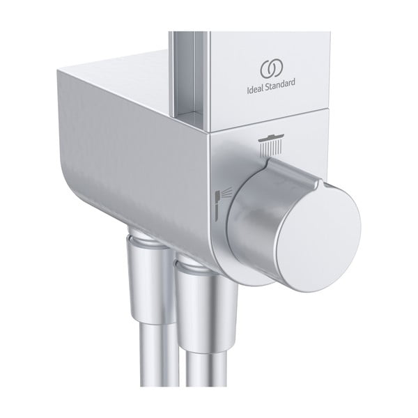Dušo komplektas iš metalo matinės sidabrinės spalvos 110 cm ALU+ – Ideal Standard-image-2