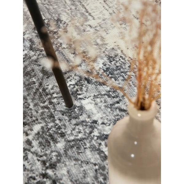 Pilkos spalvos/kreminės spalvos apvalios formos kilimas ø 120 cm Gloria Lydia – Hanse Home-image-4