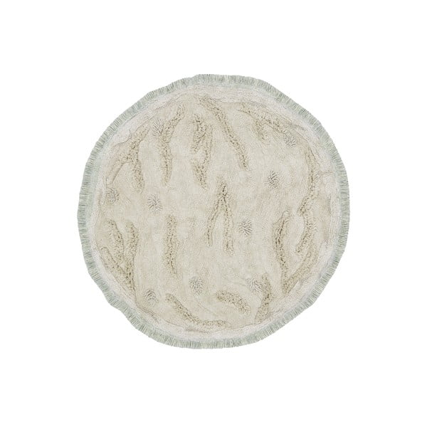 Iš medvilnės vaikiškas žaidimų kilimas smėlio spalvos ø120 cm Island – Lorena Canals-image-3