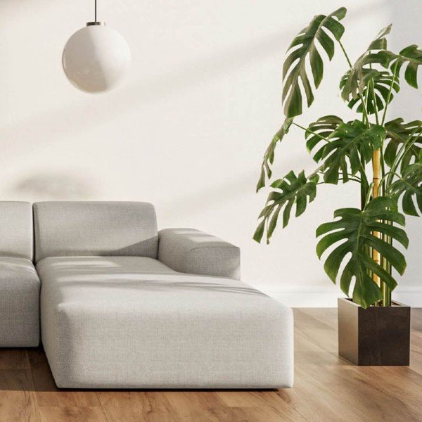 Smėlio spalvos kampinė sofa (su dešiniuoju kampu/su gultu) Villet – Rodier-image-3