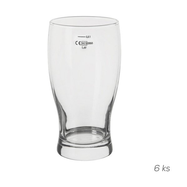 Stiklinės 6 vnt. 500 ml Belek – Orion-image-2