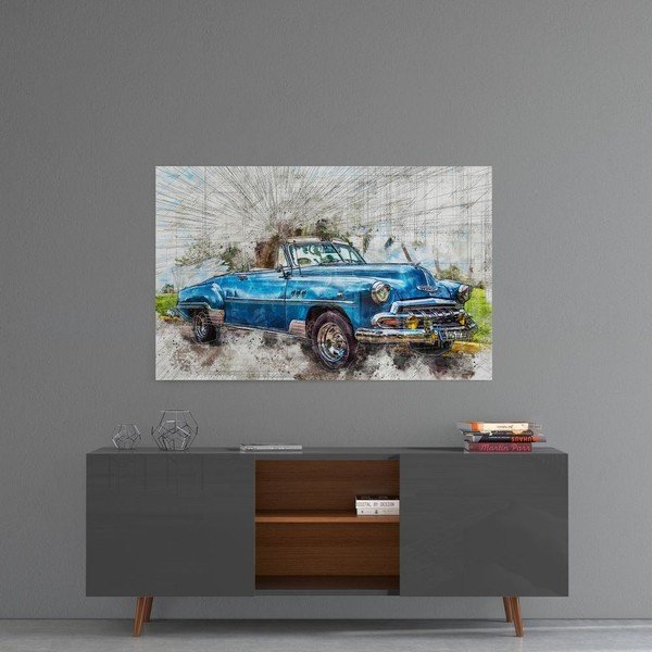 Paveikslas ant stiklo Insigne Car-image-1