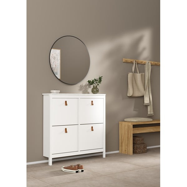 Atlenkiama spintelė batams baltos spalvos Madrid – Tvilum-image-1