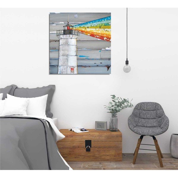 Paveikslas ant drobės Lighthouse, 45 x 45 cm-image-1