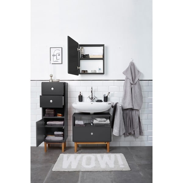 Aukšta/pakabinama vonios daiktadėžė antracito spalvos 40x100 cm Color Bath – Tom Tailor-image-3