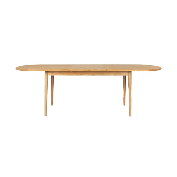 Prailginamas valgomojo stalas su papildomu stalviršiu su ąžuolo dekoro stalviršiu 90x180 cm Twist – Zuiver-image-3