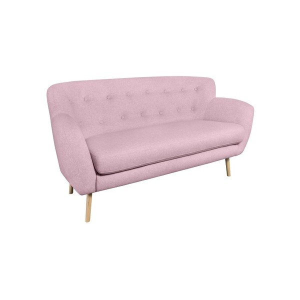 Rožinė dvivietė sofa "Kooko Home Pop-image-2