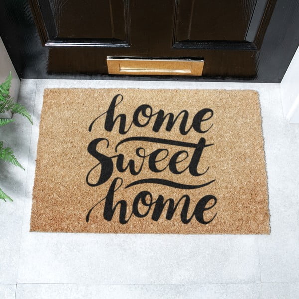 Iš kokoso pluošto grindų kilimėlis 40x60 cm Home Sweet Home – Artsy Doormats-image-2