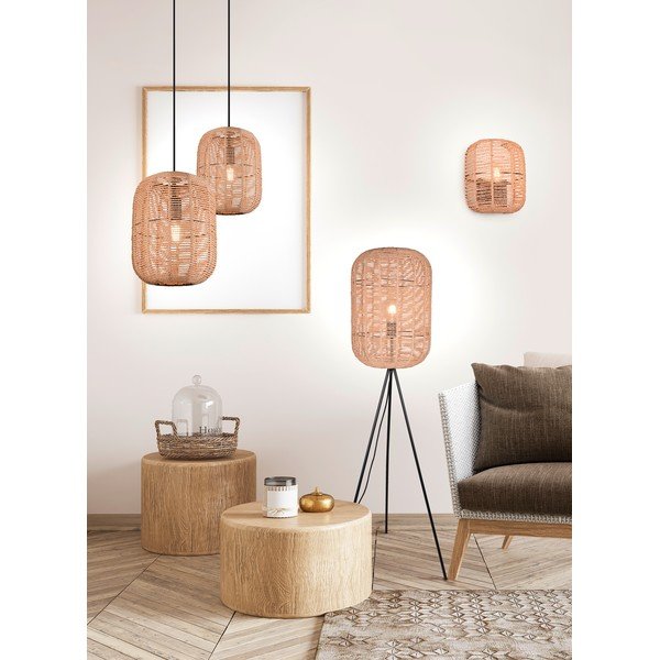 Sieninė lempa smėlio spalvos Runa – Trio-image-1