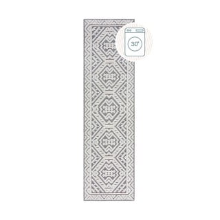 Skalbiamas iš šenilino kilimas pilkos spalvos 60x240 cm Jaipur – Flair Rugs