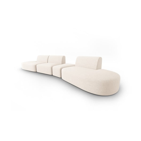 Sofa kreminės spalvos 412 cm Shane – Micadoni Home-image-2