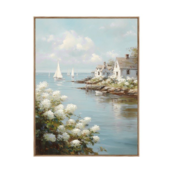Spausdintas paveikslas su rėmeliu 60x80 cm Quiet Bay – Styler