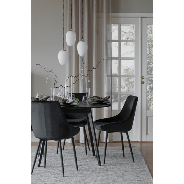 Valgomojo kėdės tamsiai pilkos spalvos 2 vnt. Sierra – Rowico-image-1