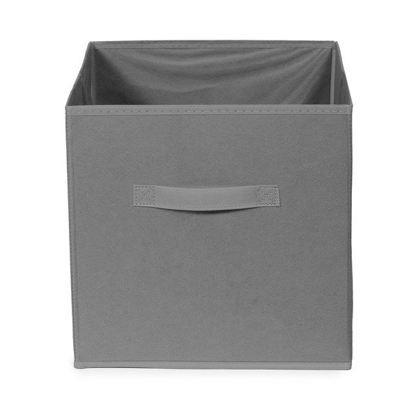 Tamsiai pilkos spalvos iš plastiko daiktadėžė 31x31x31 cm – Compactor