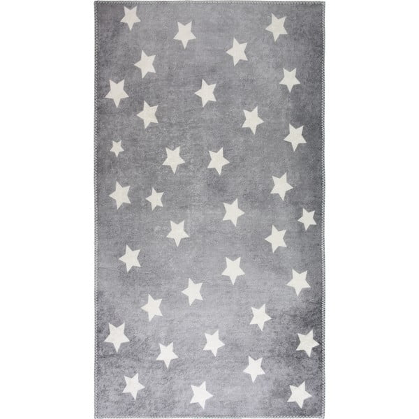 Skalbiamas pilkos spalvos vaikiškas kilimas 160x230 cm Shining Stars – Vitaus