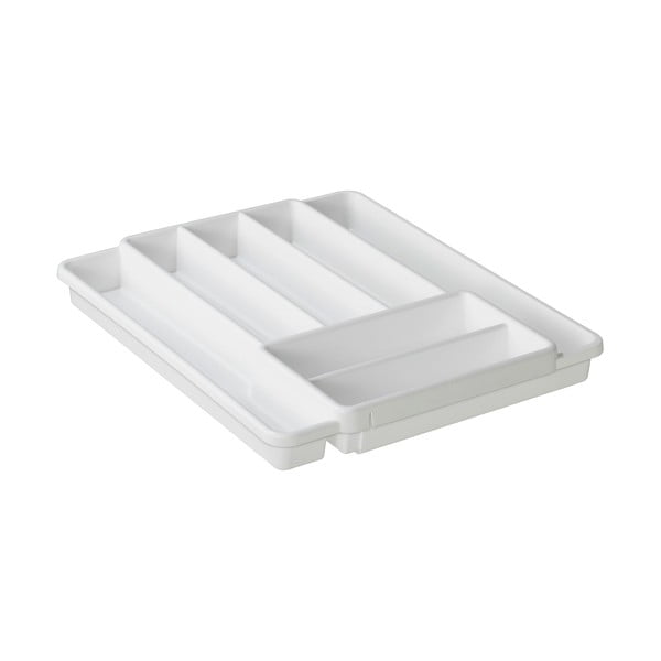 Baltas plastikinis staliukas stalčiui 39,7 x 34 cm Domino - Rotho