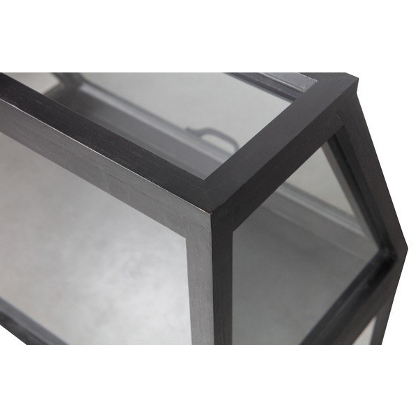 Vitrina juodos spalvos 65x109 cm Dido – WOOOD-image-1
