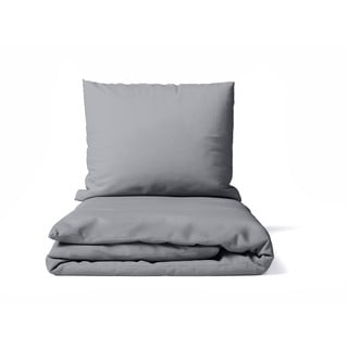 Iš mikrosatino viengulė patalynė pilkos spalvos 140x200 cm Basic – Bonami Essentials