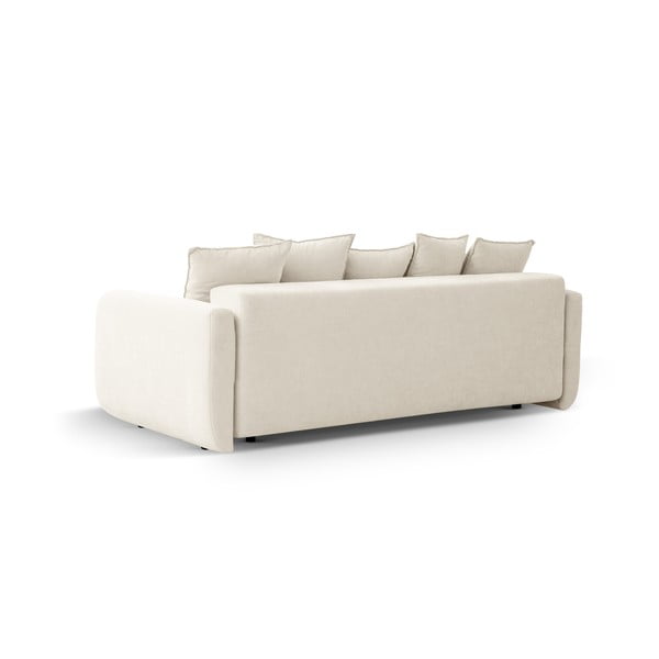 Kreminės spalvos sulankstoma/su sandėliavimo vieta sofa 231 cm Elen – Micadoni -image-4